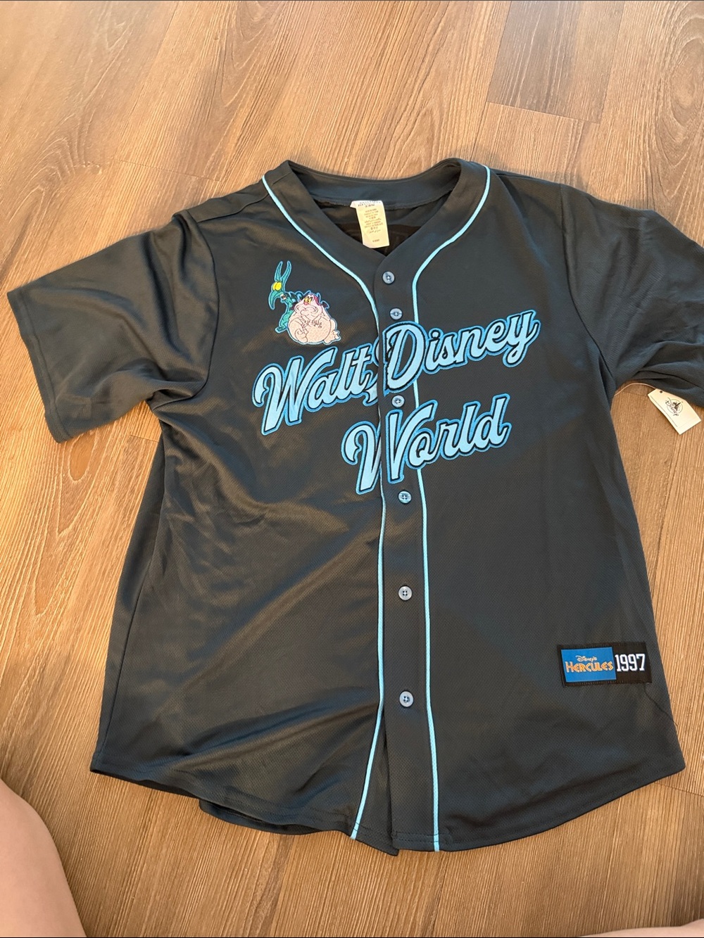 NWT Disney Hades baseball Jersey 97 Hercules M